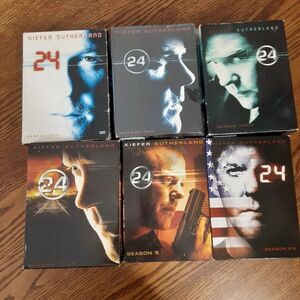 24: TV Series - Seasons 1 - 6 DVD Box Sets. Kiefer Sutherland